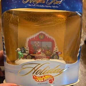 Hot Wheels Holiday Kart - Red and White